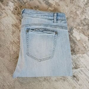 Wit & Wisdom Flex-Ellent Bleached Raw Hem Jeans
